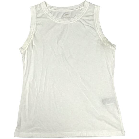 Banana Republic Factory Timeless Tank Top Cotton Modal High Neck Women's XS - Picture 1 of 7